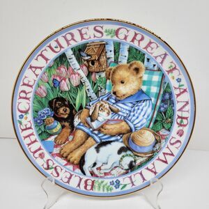 Franklin Mint Royal Doulton "Bless The Creatures Great And Small"    8" Plate